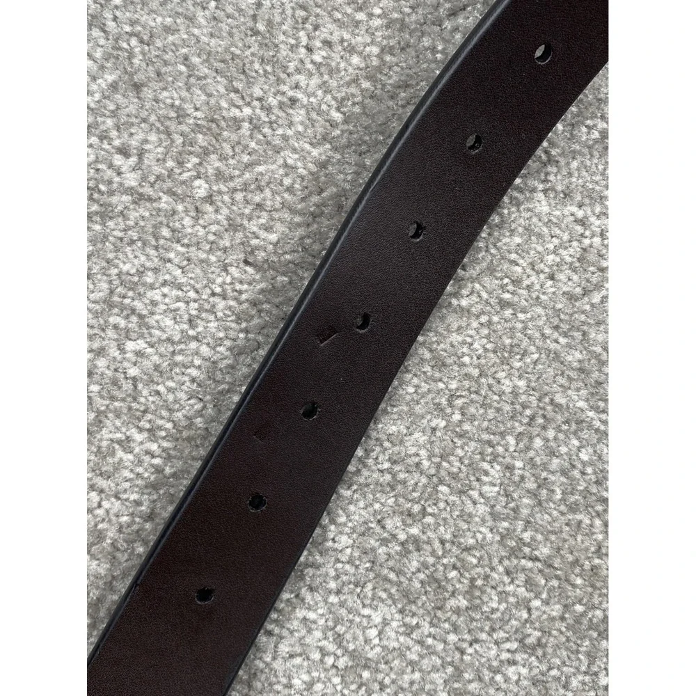Nike Reversible Belt Men Size L (38-40) Black Brown Perforated Swivel Buckle